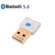 Adaptador USB Bluetooth 5.0 CSR Dongle Para PC e Notebook Branco