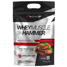 Whey Muscle Hammer (1,8kg)  Body Action - Morango