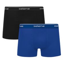Kit 2 Cuecas Boxer Selene Algodão Masculino