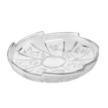 Fruteira de Mesa em Vidro Cristal 28cm Centro de Mesa