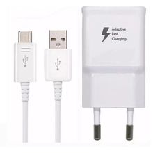 Kit Carregador Usb Para Samsung Galaxy Gran Prime Duos V8 Branca