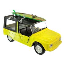 Carro Miniatura Citroen Mehari 1968 Buggy 1:38 de Metal com 11cm