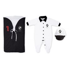 Kit Vasco Saída Maternidade Preto - Torcida Baby