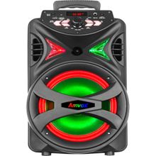 Caixa Amplificada Amvox ACA 255 HIT 250W Bluetooth Bivolt