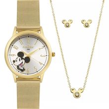 Relógio Condor Feminino Ref:Co2035ngu/ki4k Dourado Mickey + Semijoia