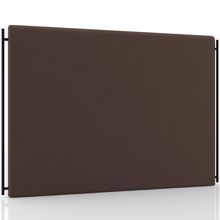 Cabeceira Cama Box Casal 140cm Estofada Goya P05 Veludo Marrom - Lyam Decor