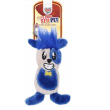 Brinquedo Crazy Rabbit Azul de Pelúcia para Cães - BBB Pet