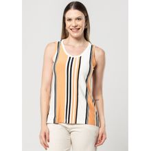 Regata Pau a Pique Listrada Laranja