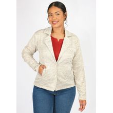 Blazer m/l Pau a Pique Tweed Bege