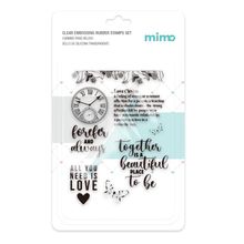 Carimbo para Relevo - Amor - Mimo - 11 x 16 cm