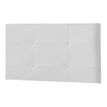 Painel Luna Para Cama Box Solteiro 90 cm Corino Branco - D'Rossi