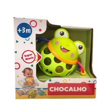 Chocalho Formato de bichinho -verde TERRACO