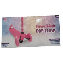 Patinete 3 Rodas - Rosa Pop Flow TERRACO