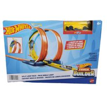 Conjunto de Pista - Hot Wheels Pacote De Loops Divididos MATTEL