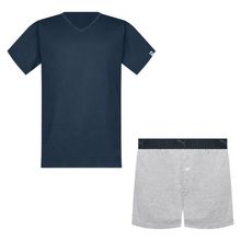 Pijama Puma Camiseta + Samba Canção Masculino