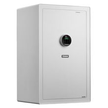 Cofre biométrico corte laser, entrada USB e luz interior cor branca Mod E9010E