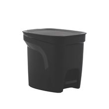 Lixeira Compact Preta 7 L