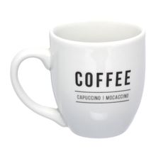 Caneca Porcelana Manhattan Hauskraft Branca 300 ml