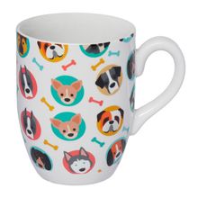 Caneca Porcelana Dogs Hauskraft 350 ml