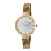 Relógio Oslo Feminino Ref: Ofgsss9t0024 S1kx Slim Dourado