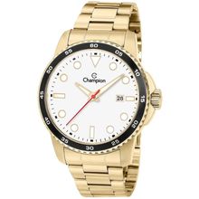 Relógio Champion Masculino Ref: Ca31677h Casual Aço Dourado