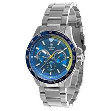 Relógio Tuguir Masculino Ref: 6116b Tgi37022 Multifunção Aço Prateado