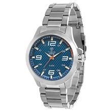 Relógio Tuguir Masculino Ref: 9166d Tgi37007 Casual Aço Prateado