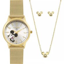 Relógio Condor Feminino Ref: Co2035ngu/ki4k Dourado Mickey + Semijoia