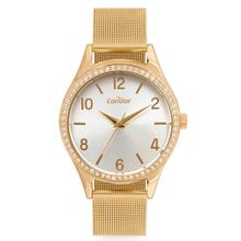 Relógio Condor Feminino Ref: Co2035nad/4b Casual Mesh Dourado