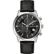 Relógio Bulova Masculino Ref: 96b403 Cronógrafo Prateado Sutton