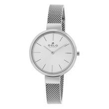 Relógio Oslo Feminino Ref: Ofbsss9t0001 S1sx Slim Prateado
