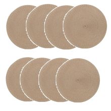 Jogo Americano Redondo 8 (oito) unidades Allure Elegante