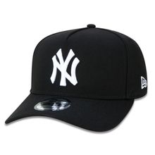 Boné New Era 9FORTY A-Frame Snapback Aba Curva MLB New York Yankees Preto