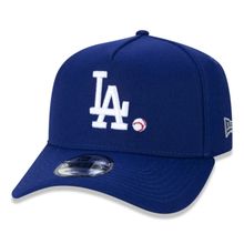 Boné New Era 9FORTY A-Frame Snapback Los Angeles Dodgers MLB Azul Royal