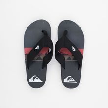 Chinelo Quiksilver Layback Grafic Masculino Preto