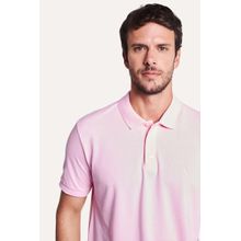 Polo Piquet Classica Reserva Rosa Claro