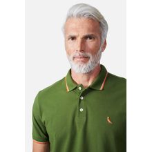 Polo Friso Duplo Reserva Verde Musgo