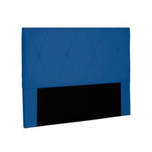 Cabeceira Aquilla Para Cama Box Solteiro 90 cm Suede Azul Marinho - D'Rossi