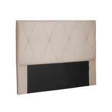 Cabeceira Aquilla Para Cama Box Solteiro 90 cm Suede Bege - D'Rossi