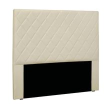 Cabeceira Cama Box Solteiro 90 cm Dubai Veludo Bege S04 - D'Rossi