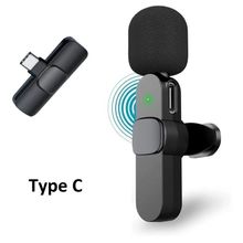 Microfone Lapela Sem Fio Compatível Android Galaxy Usb-C Type C