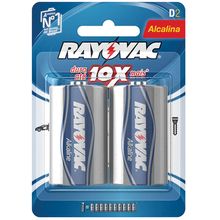 Pilha Alcalina Rayovac D 2 Unidades