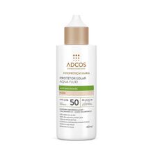 Filtro Solar Facial Adcos Aqua Fluid FPS 50 Nude 40ml