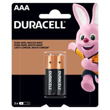 Pilha Alcalina Duracell AAA Palito 2 Unidades