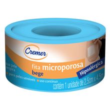 Fita Microporosa Cremer Bege 2,5cmx4,5m