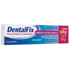 Fixador Dentadura Dentalfix sem Sabor Creme 68g