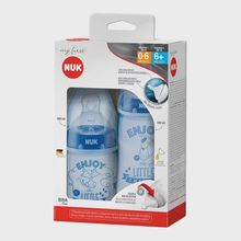 Mamadeira Nuk 150ml S1 + Mamad 300ml S2 Myst Boy