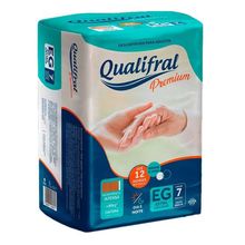 Fralda Geriátrica Qualifral Premium EG 7 Unidades Fralda Geri?trica Qualifral Premium EG 7 Unidades