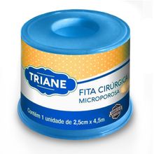 Fita Microporosa Triane 2,5cmX4,5m Bege