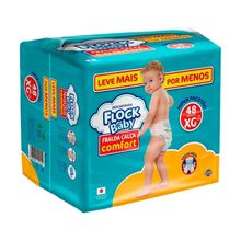 Fralda Descartável Flock Baby Calça Confort Hiper 48 Unidades Xg